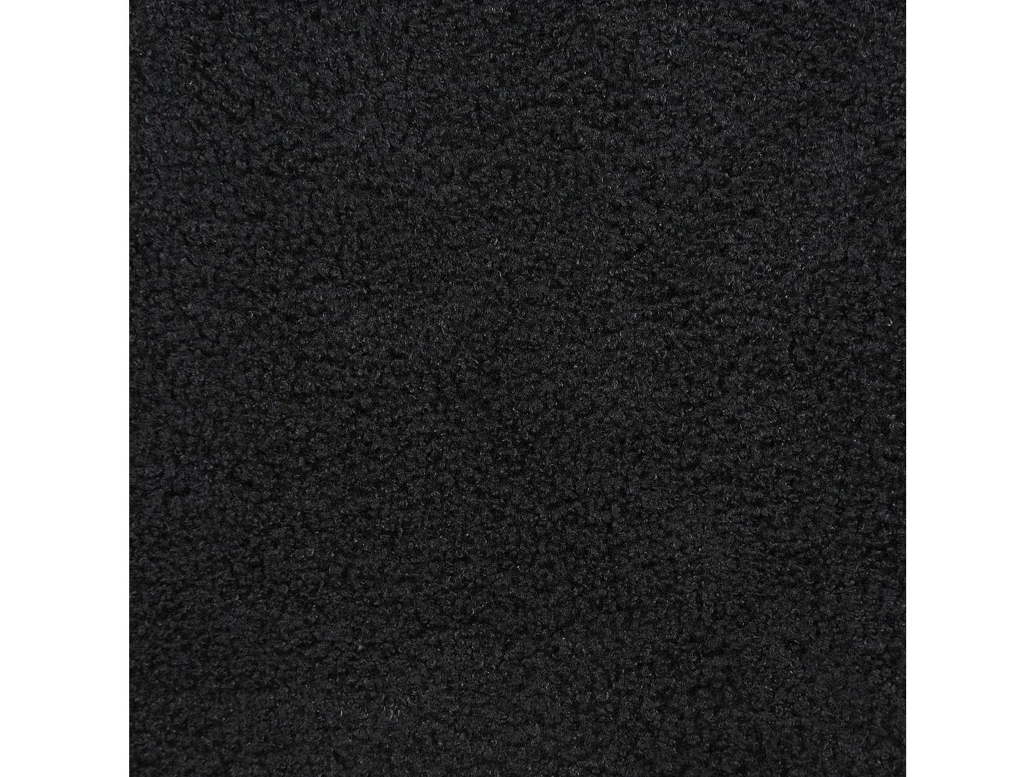 Set di 2 sedie da pranzo LUANA Bouclé Nero