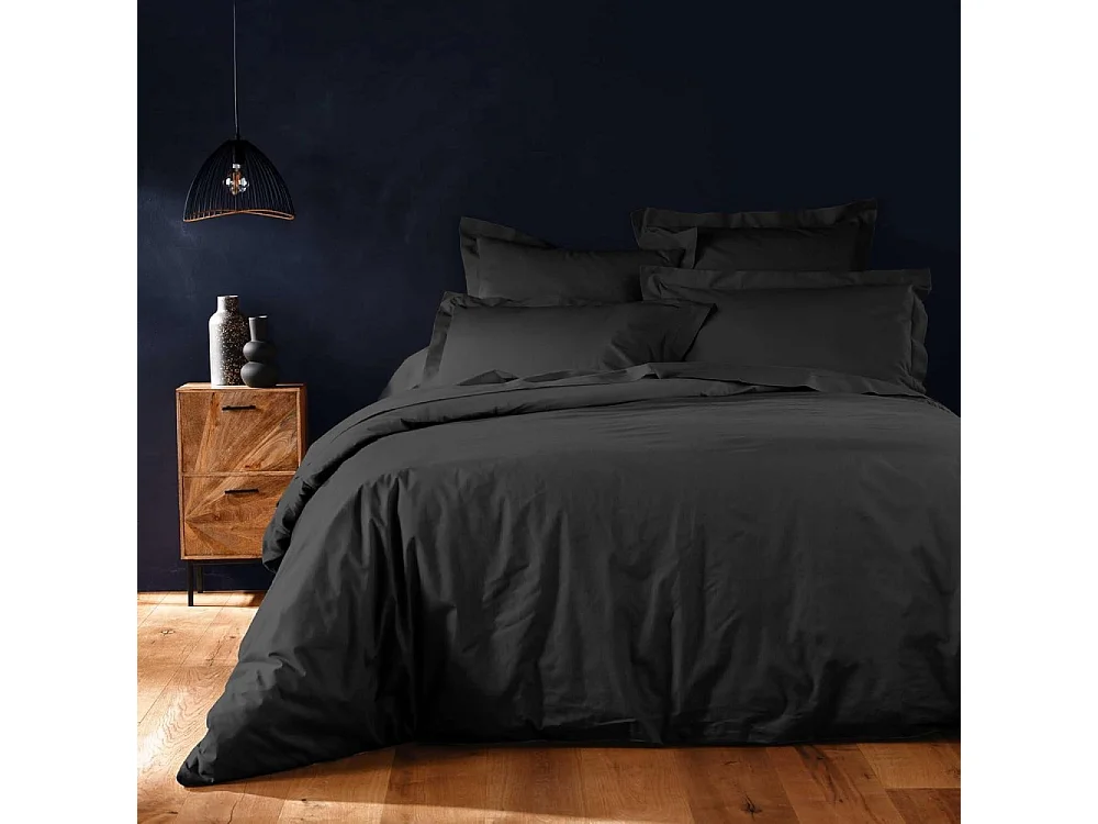 Housse de Couette "Lina" 240x260cm Noir