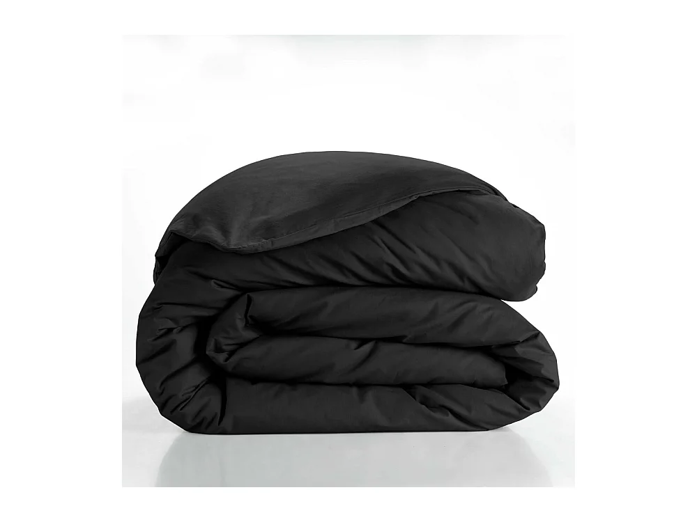Housse de Couette "Lina" 240x260cm Noir