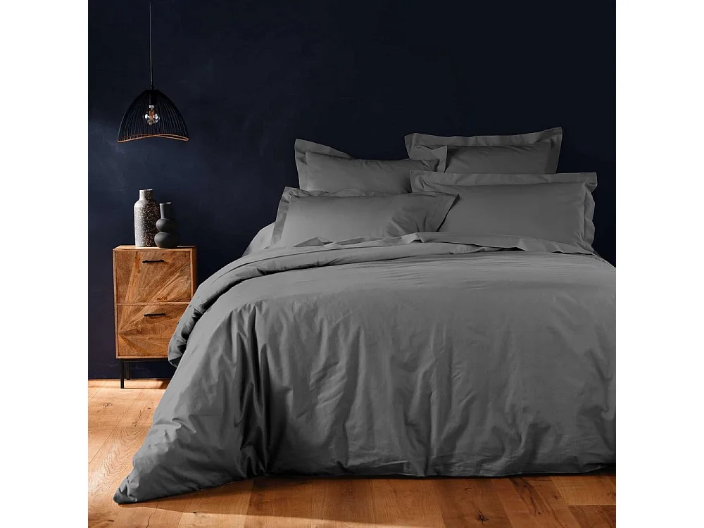 Housse de Couette "Lina" 240x260cm Anthracite