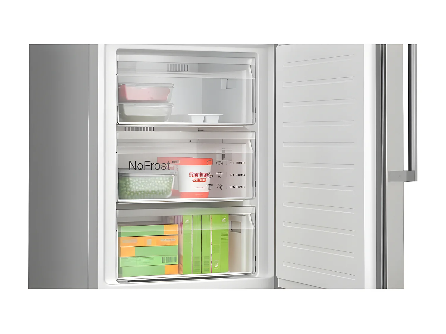 Bosch Réfrigérateur combiné 60cm 363l nofrost inox - KGN39AIAT