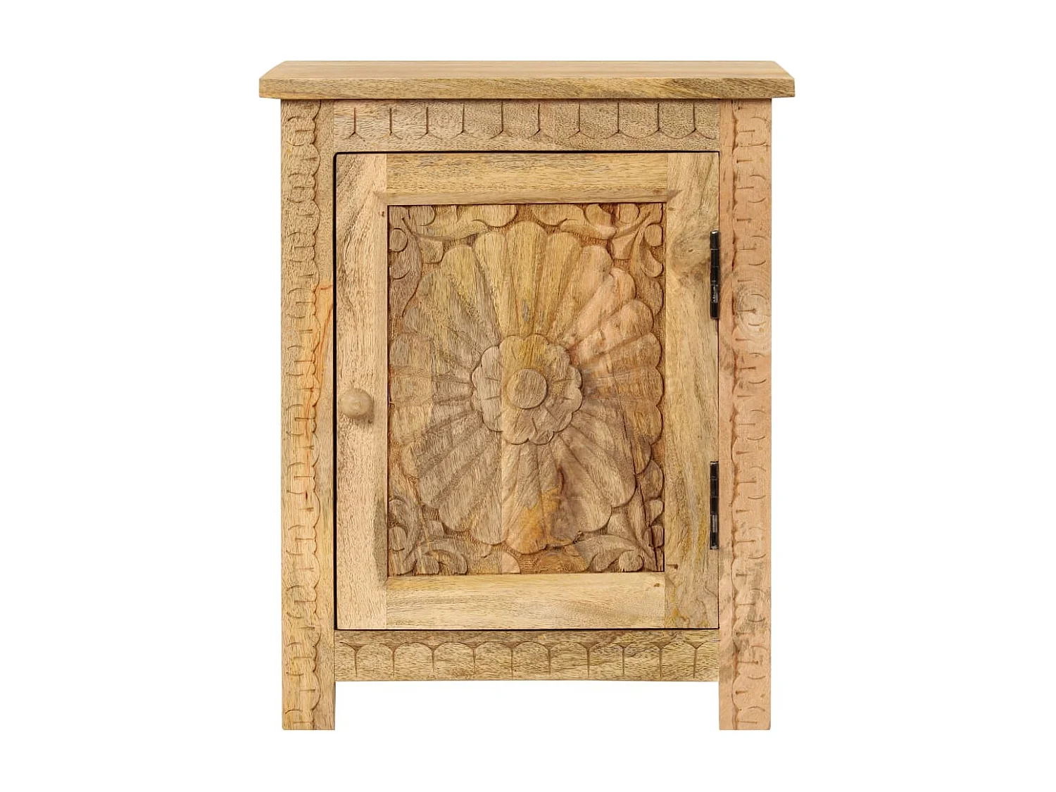 Table de chevet Bois de manguier massif 40x30x50 cm