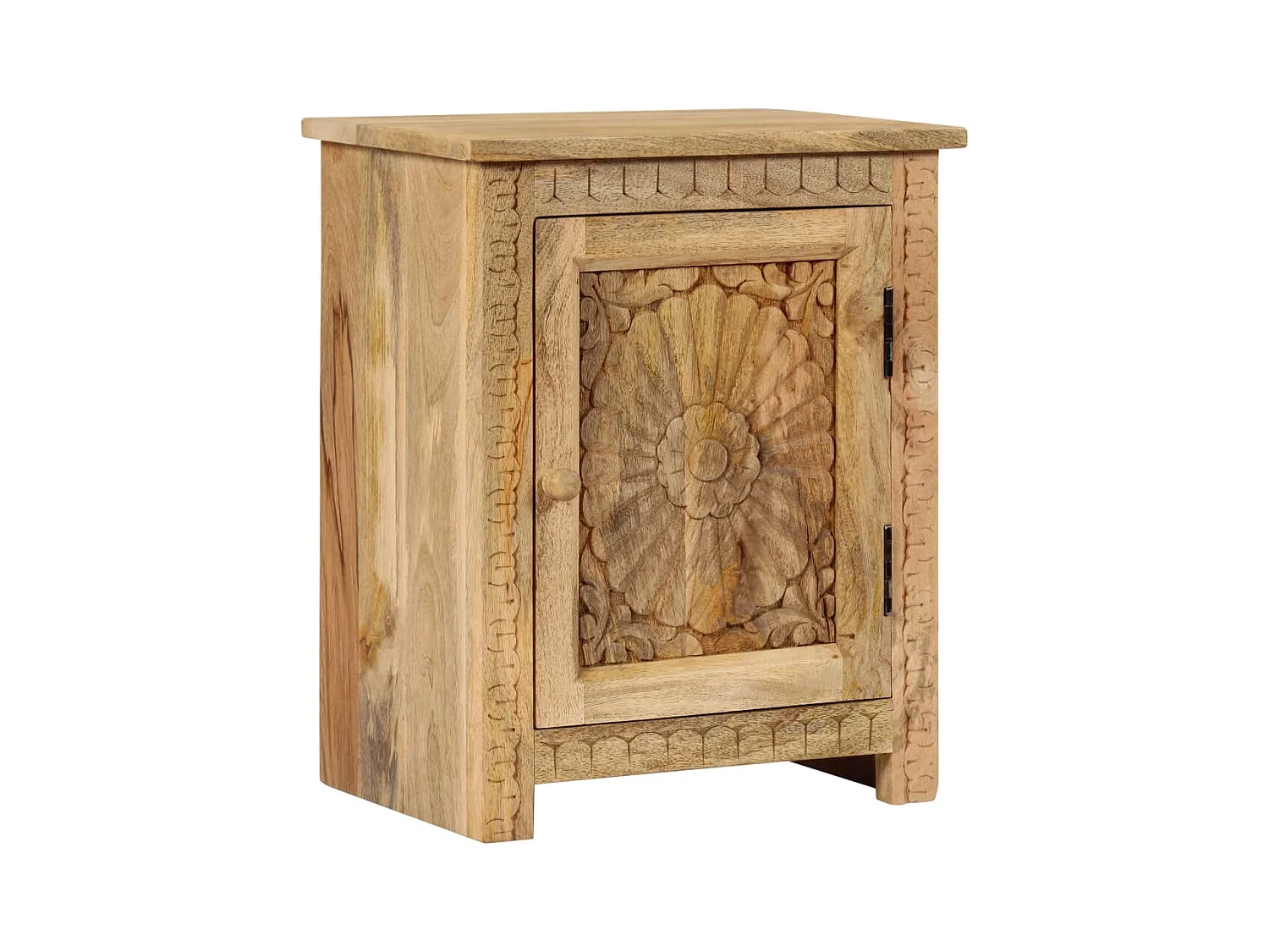 Nachttisch Mangoholz Massiv 40 x 30 x 50 cm