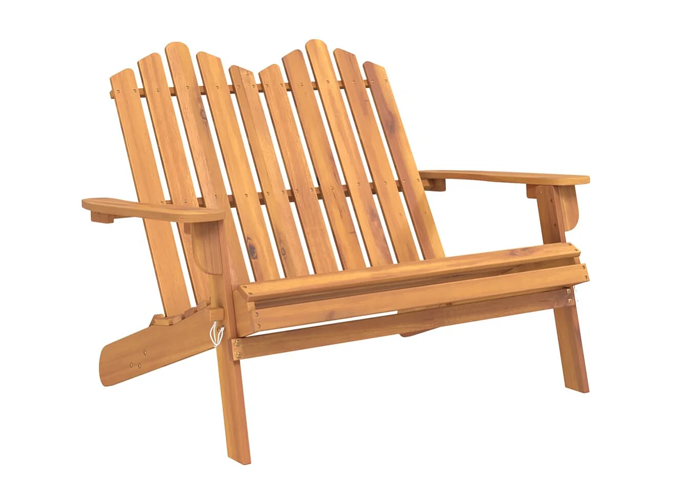 Adirondack-Gartenbank 126 cm Massivholz Akazie