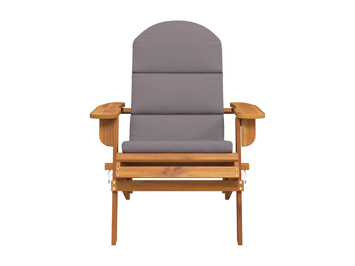 Tuinstoel Adirondack met kussens massief acaciahout