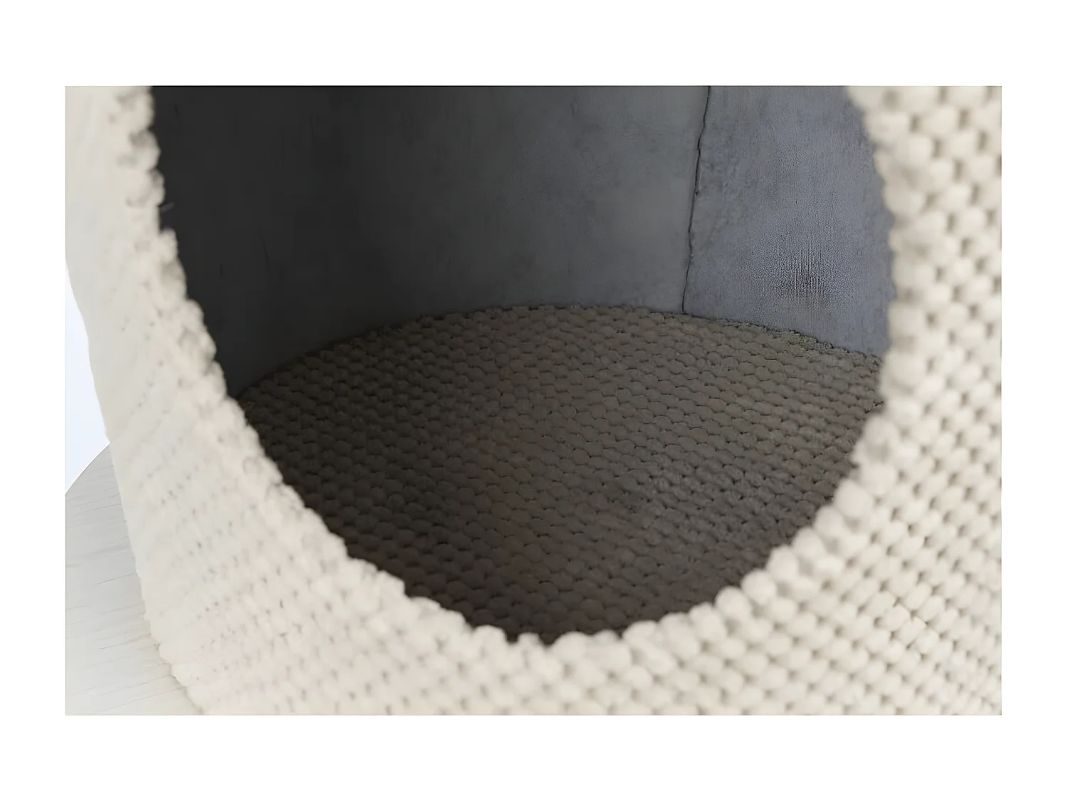 Nid agréable pour chat avec cactus 36x84 cm Crème