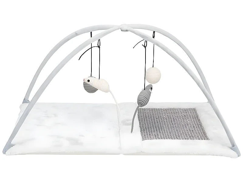 Tapis d'activité pour chats Sisal et peluche 43114