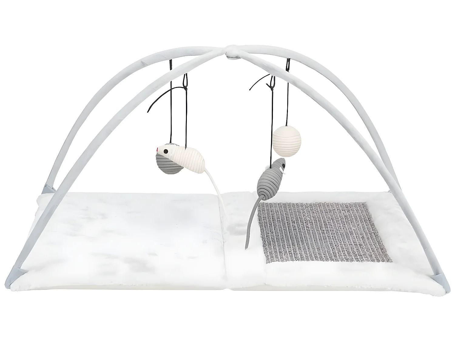 Tapis d'activité pour chats Sisal et peluche 43114