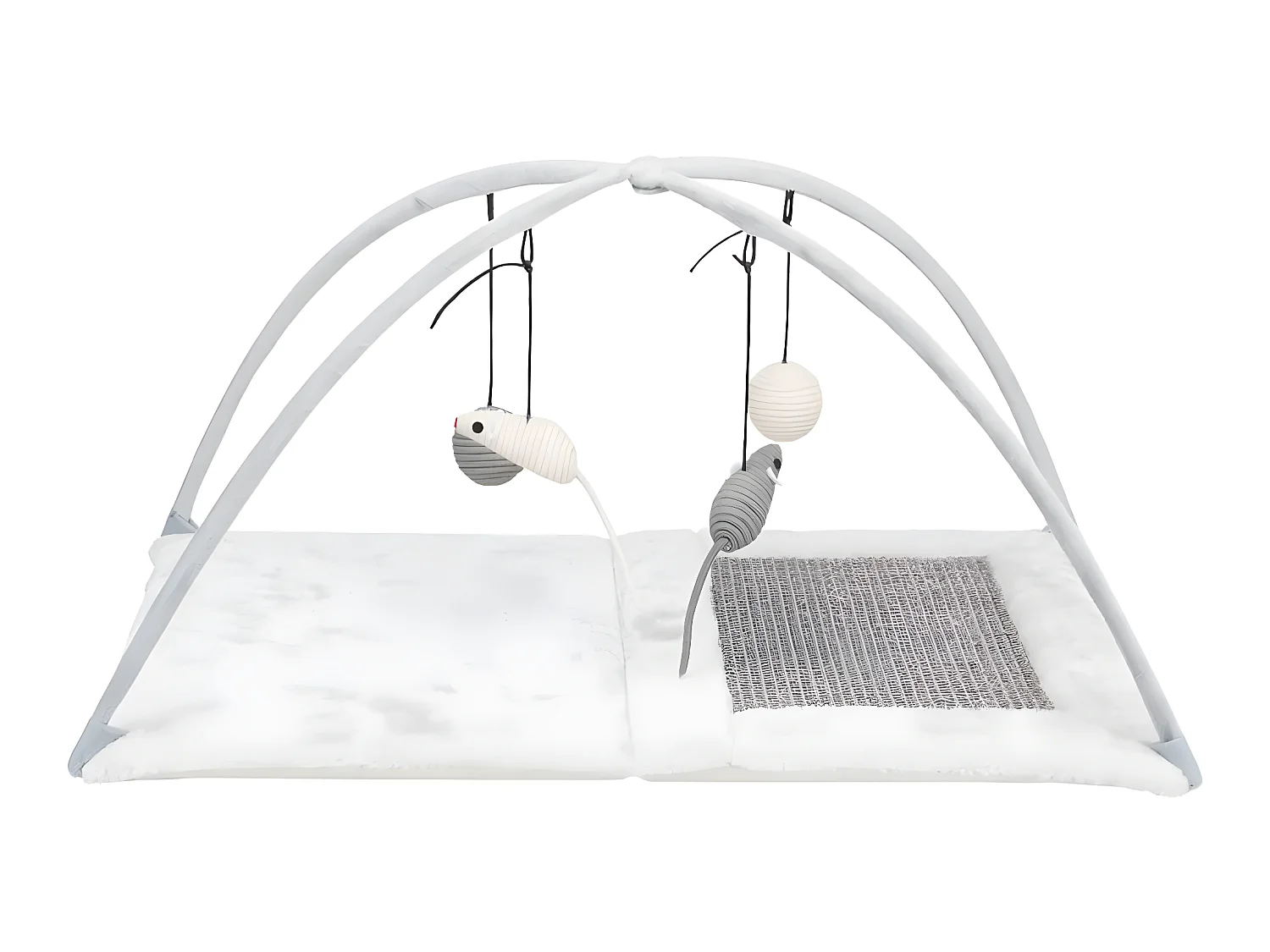 Tapis d'activité pour chats Sisal et peluche 43114