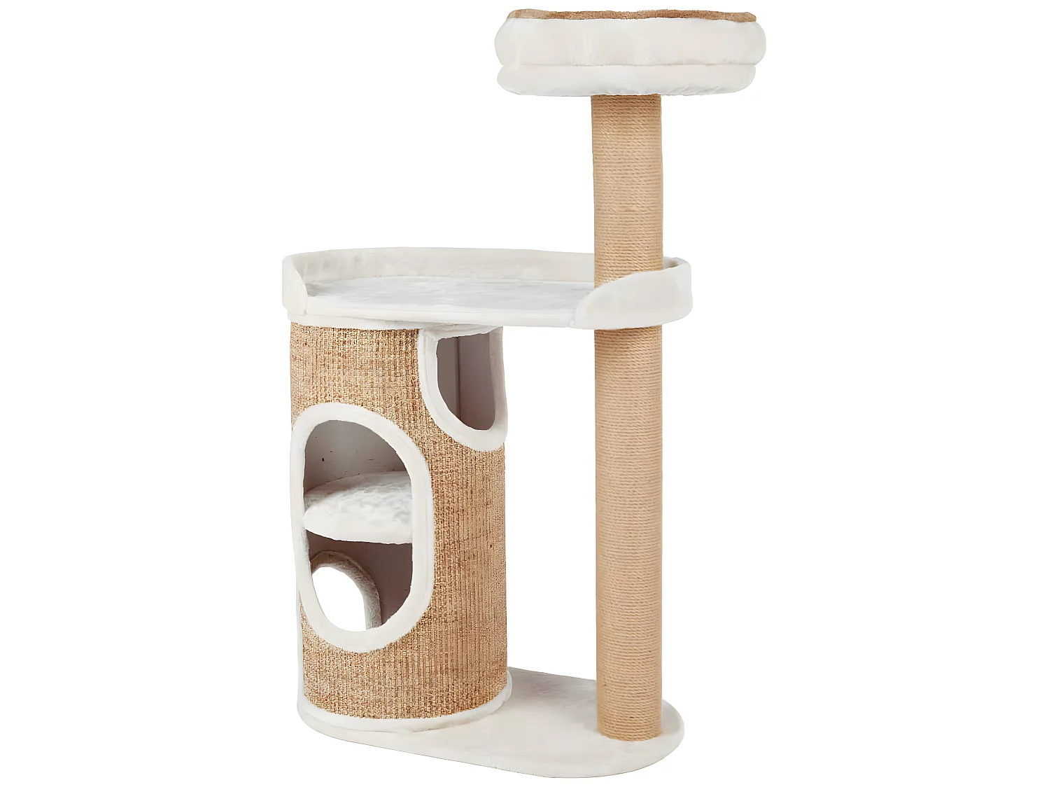 Kratzbaum Falco Hellgrau und Braun