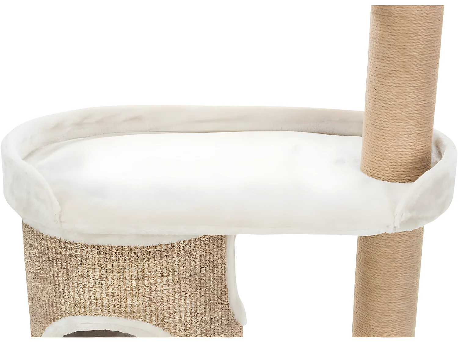 Kratzbaum Falco Hellgrau und Braun