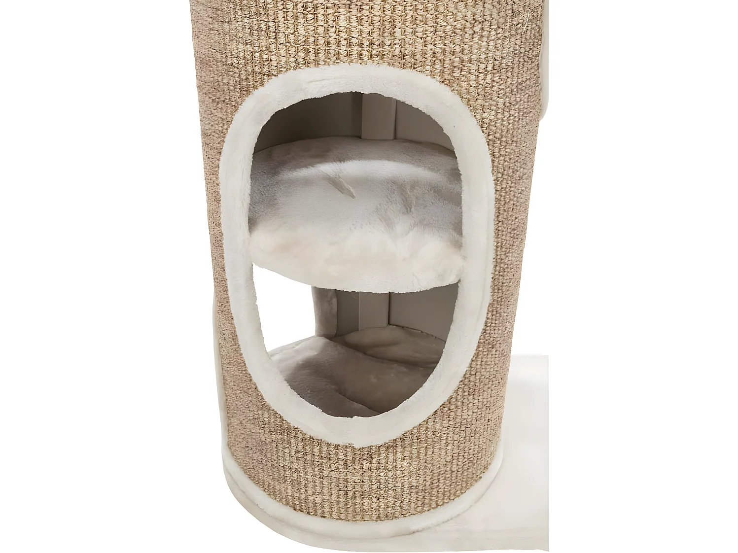 Kratzbaum Falco Hellgrau und Braun