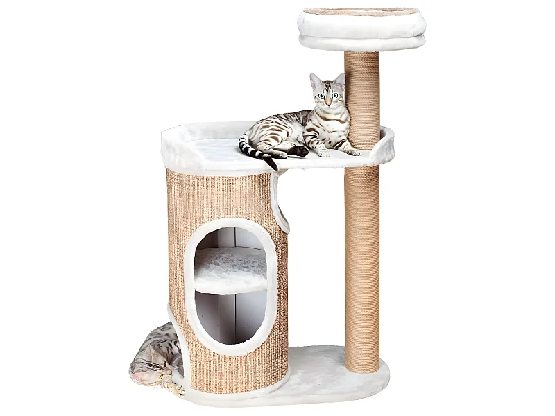 Griffoir pour chats Falco Gris clair et marron