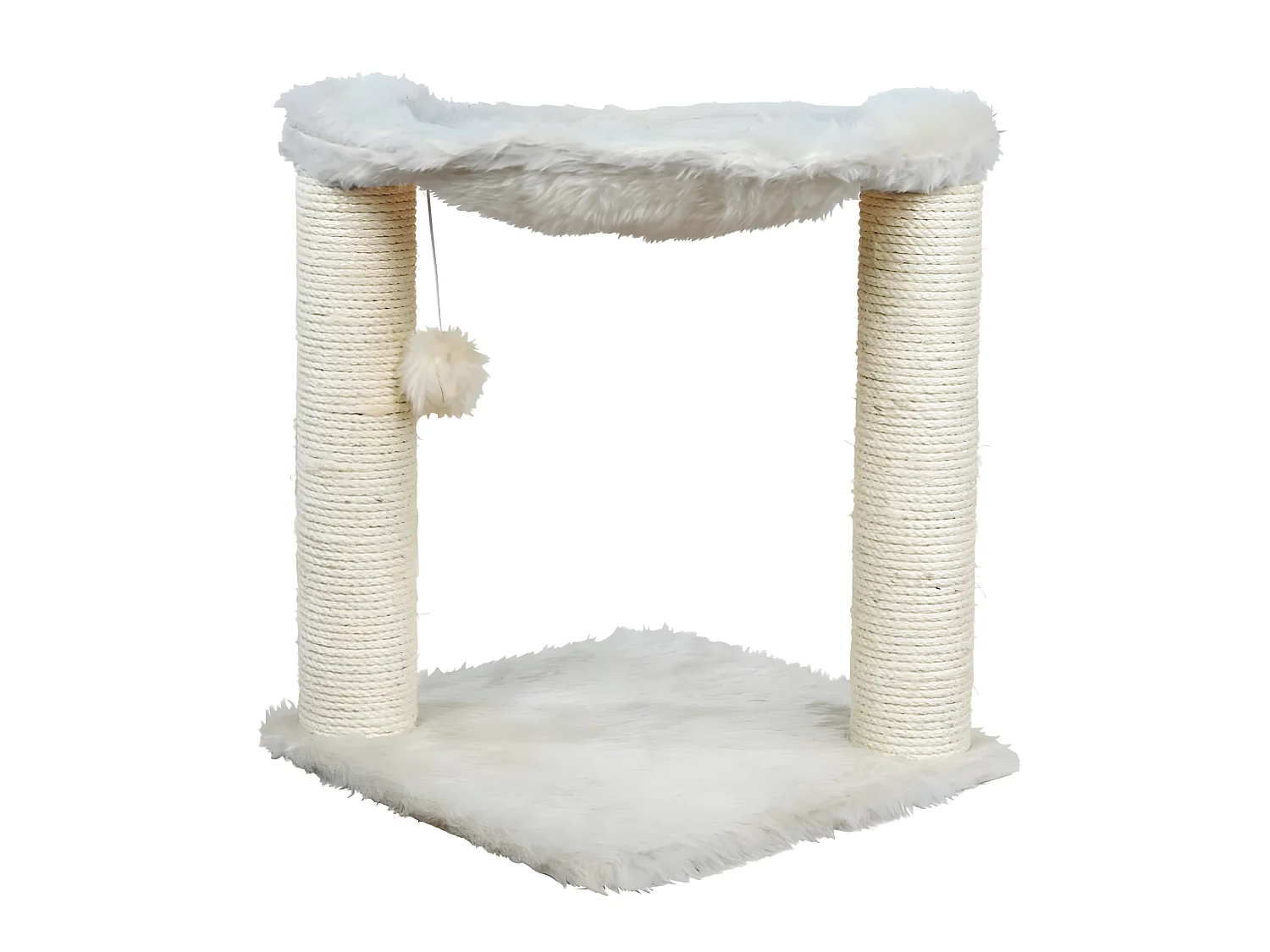 Poteau griffoir "Baza" 50 cm crème