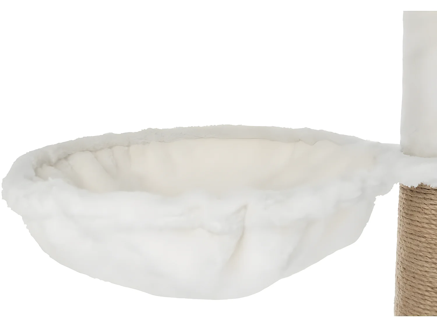 Katzenkratzbaum Aurelio 220 - 225 cm Weiß Braun