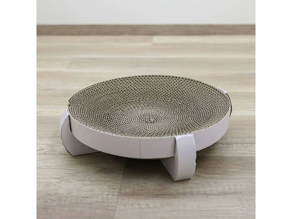 Kattenkrabmeubel Platinum 35x35x10 cm wit