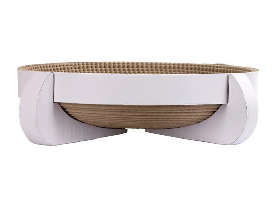 Kattenkrabmeubel Platinum 35x35x10 cm wit