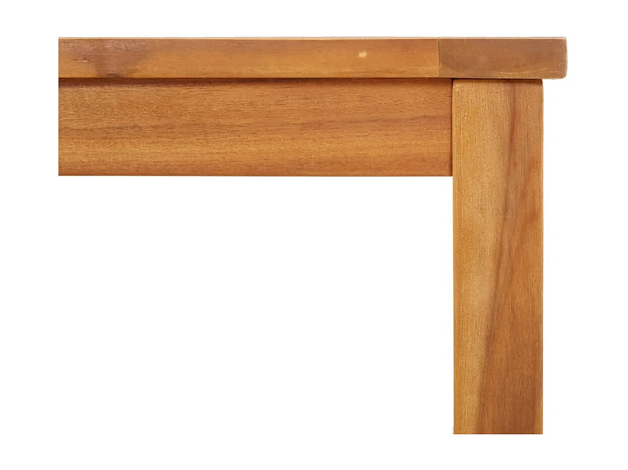 Mesa de centro 40x40x36 cm madeira de acácia maciça
