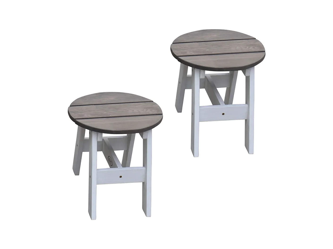 AXI 3-tlg. Picknicktisch-Set für Kinder Grau und Weiß