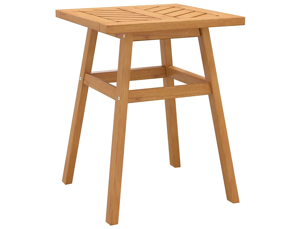 Table d'appoint 45x45x60 cm bois massif d'acacia