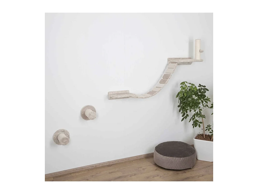 Mur d'escalade pour chats Matterhorn Bois Beige