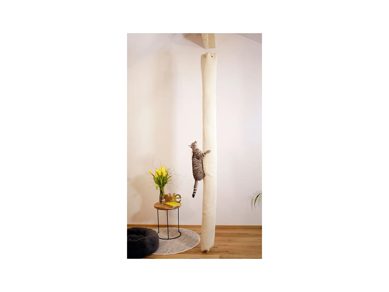 Sac d'escalade pour chat 240 cm Beige