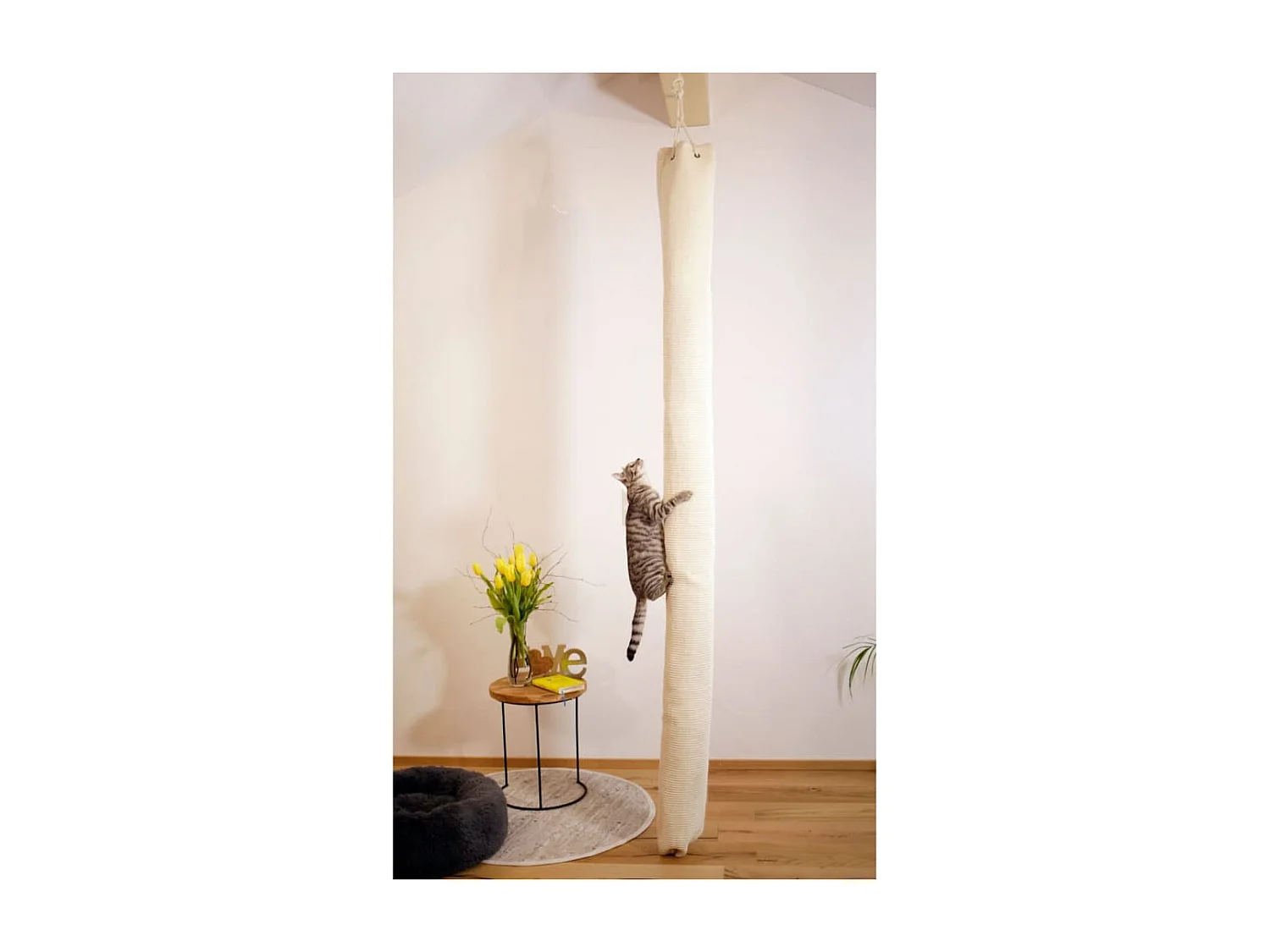 Sac d'escalade pour chat 240 cm Beige