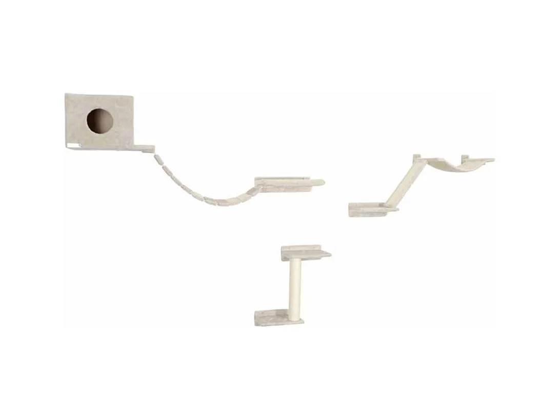 Mur d'escalade pour chats Mount Everest Bois Beige