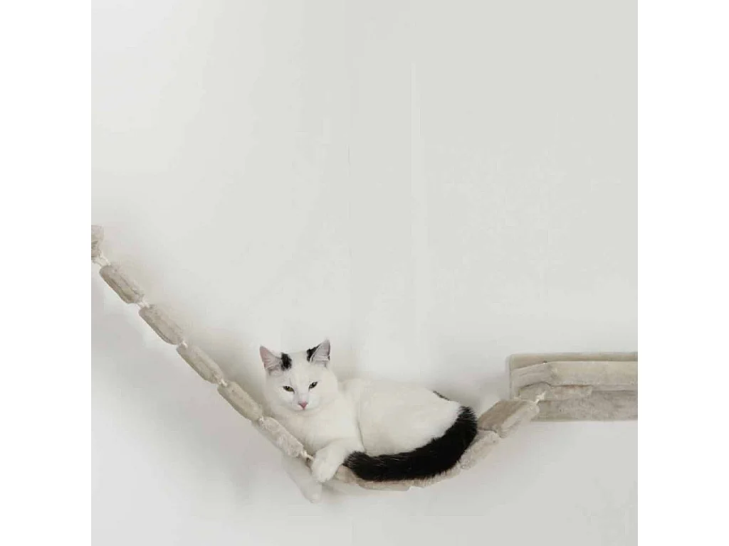 Mur d'escalade pour chats Mount Everest Bois Beige