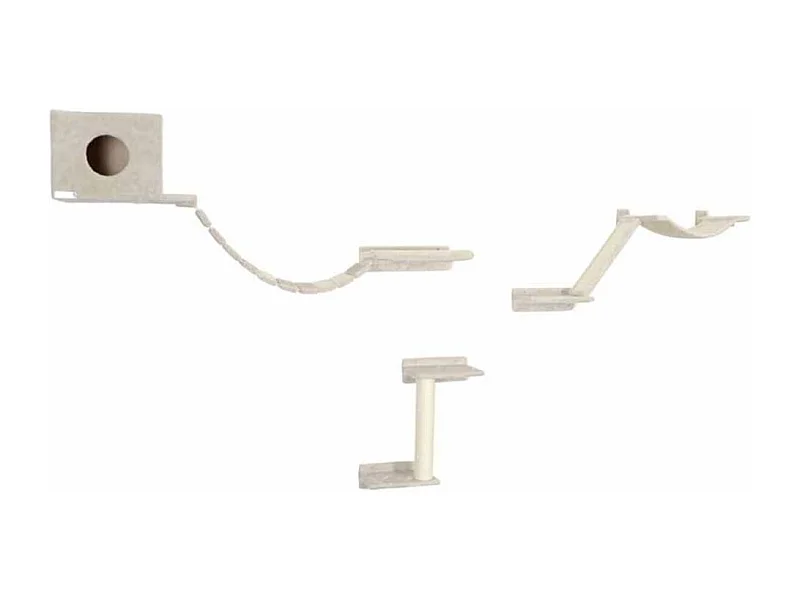 Mur d'escalade pour chats Mount Everest Bois Beige