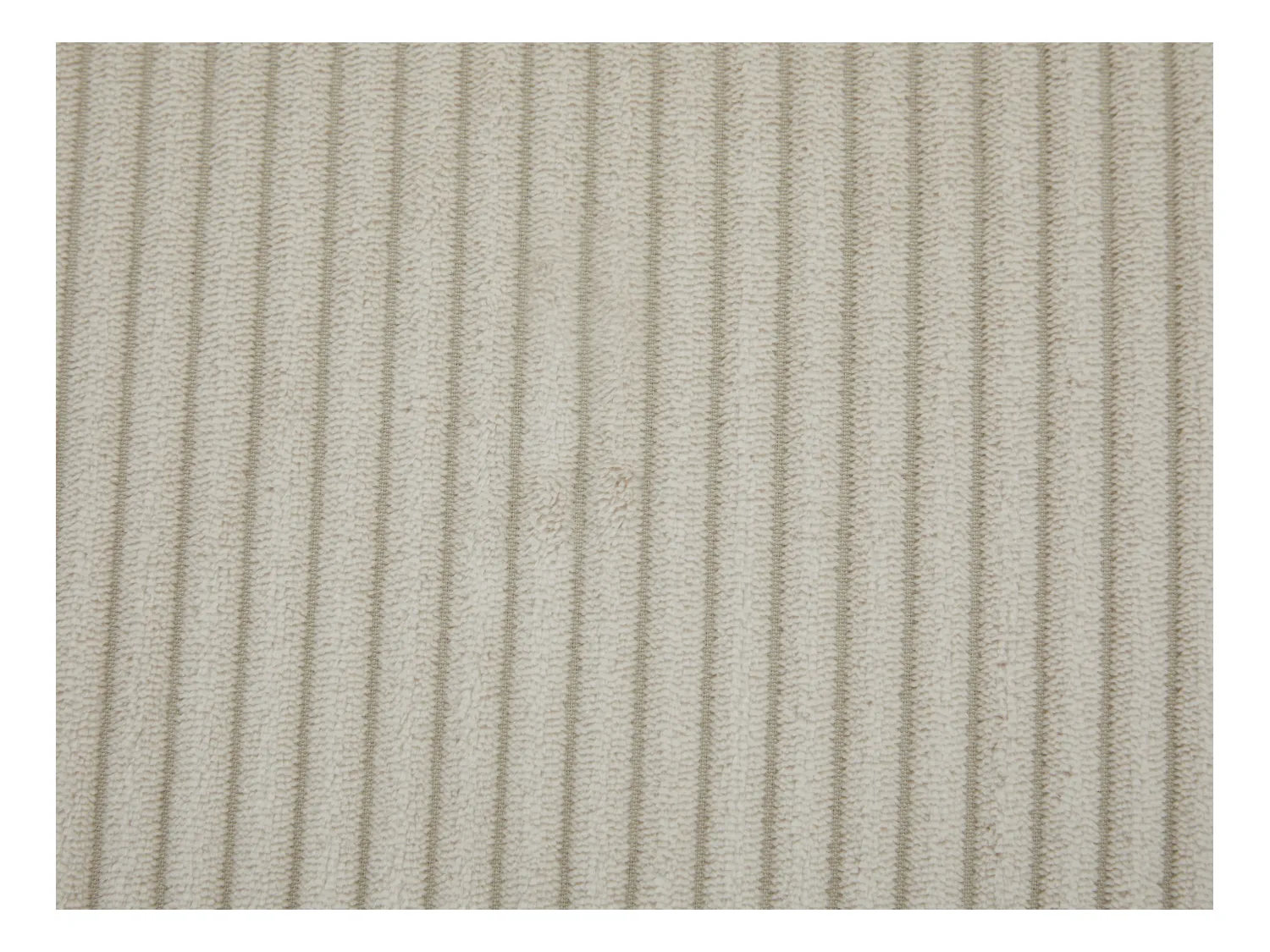 Canapé d'angle gauche en velours côtelé beige OVENTINO de Maison Céphy