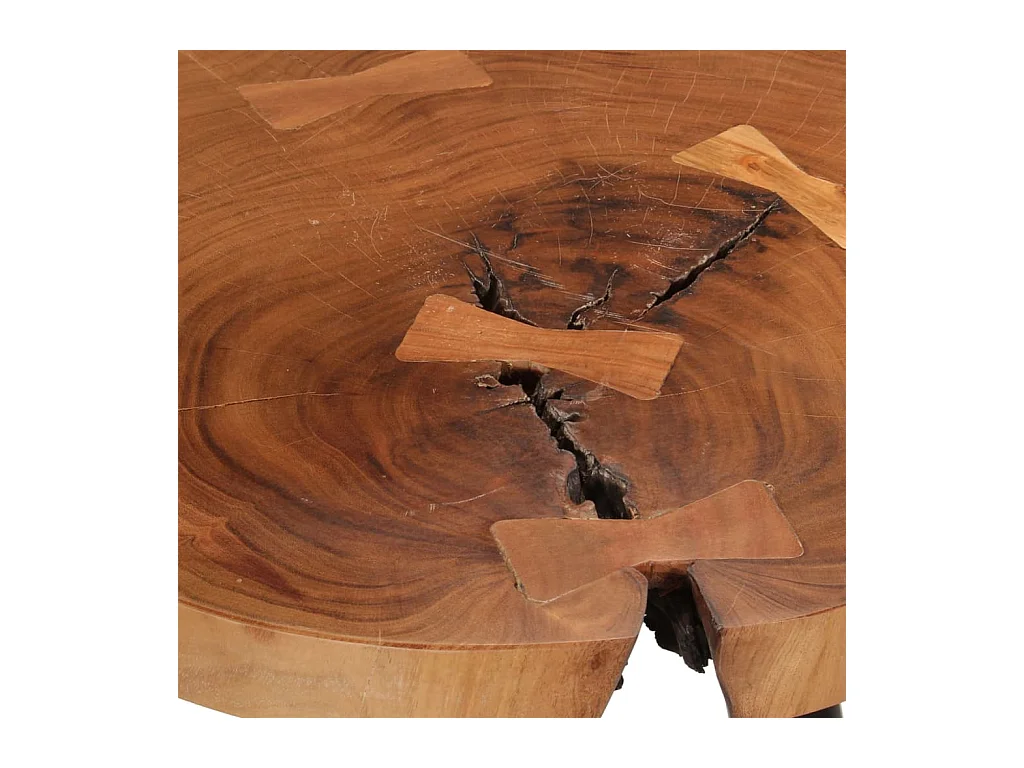 Baumstamm-Bartisch Ø53x105 cm Massivholz Akazie