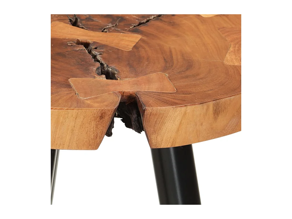 Baumstamm-Bartisch Ø53x105 cm Massivholz Akazie