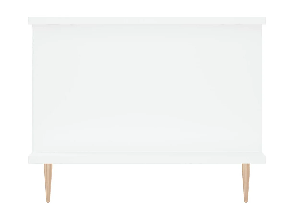 Mesa de centro 90x50x40 cm madeira processada branco