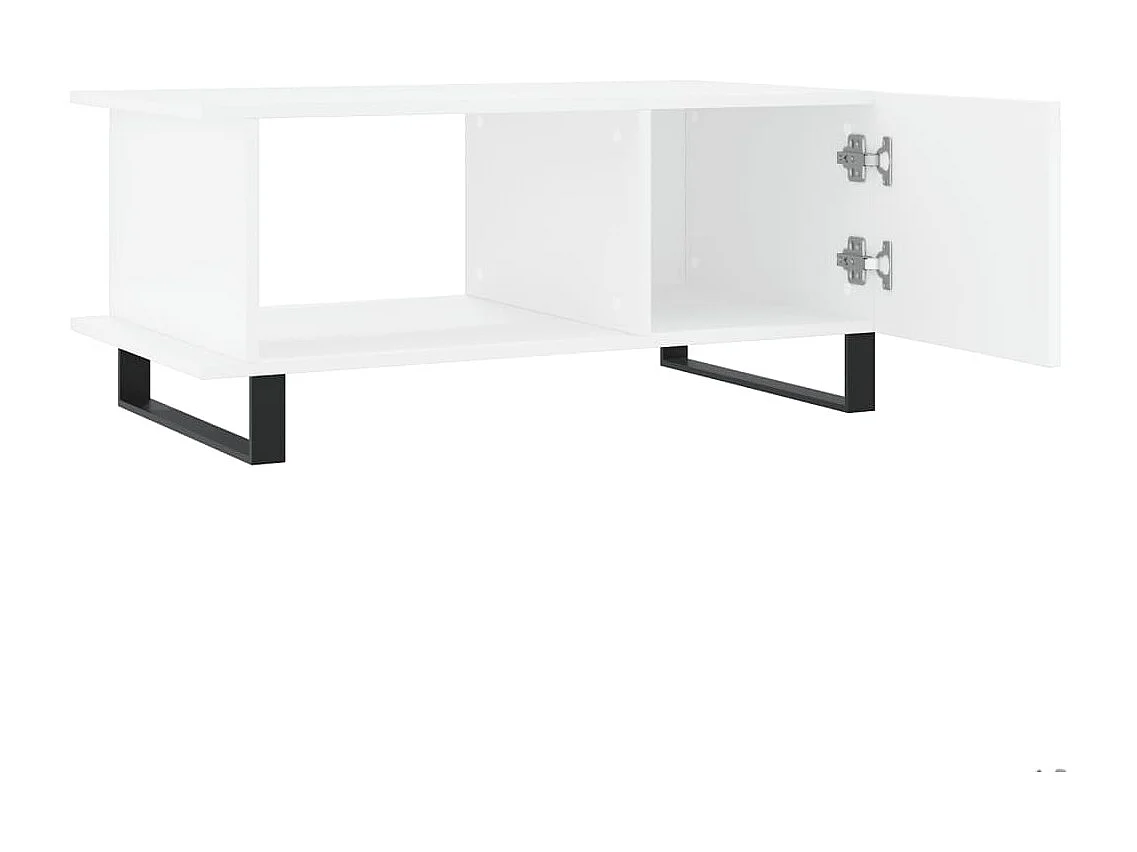 Couchtisch Weiß 90x50x40 cm Holzwerkstoff