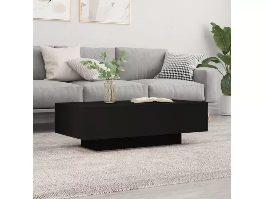 Kauf Unique Couchtisch Schwarz 100x49,5x31 cm Holzwerkstoff