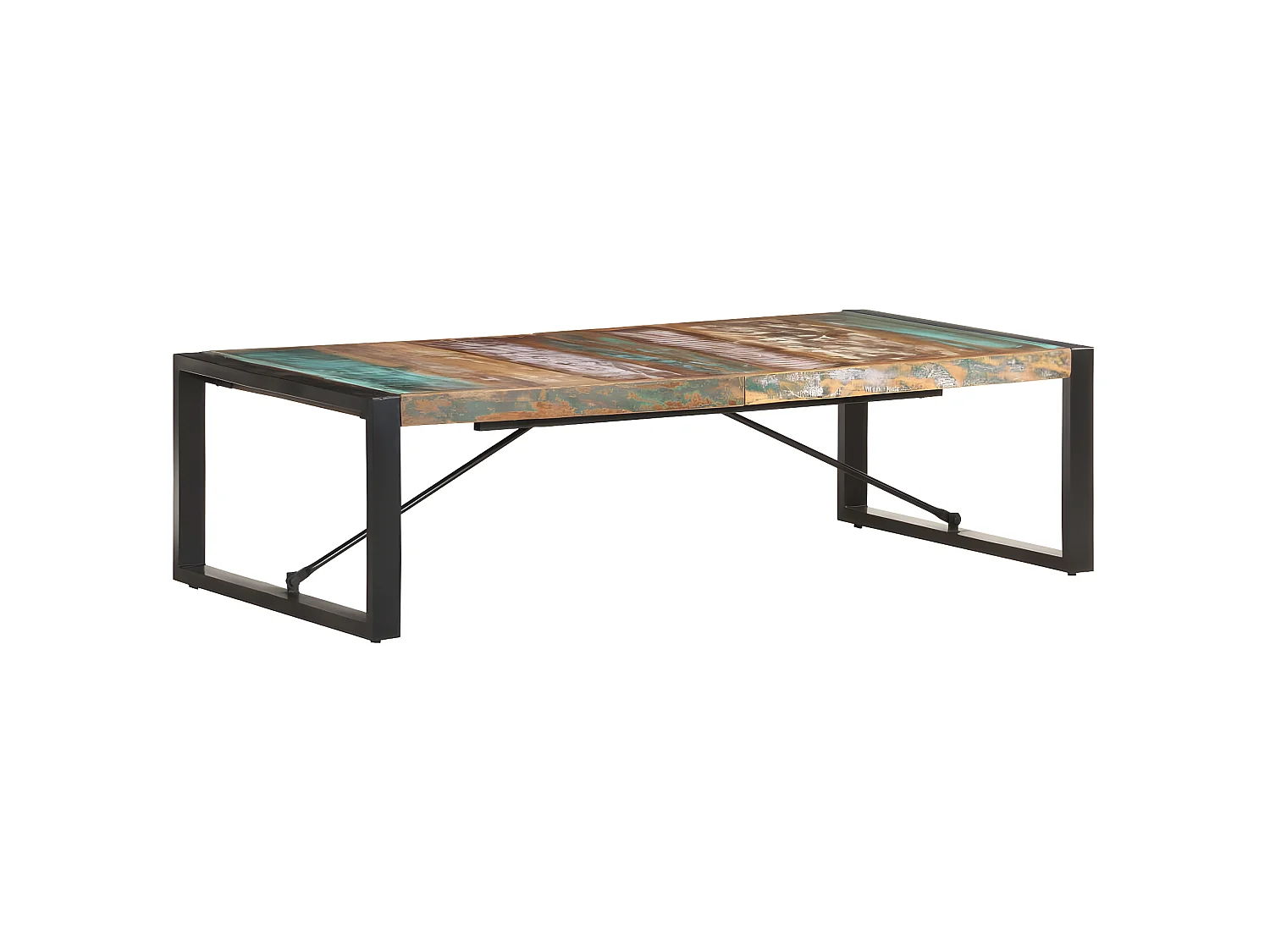 Table basse 140x70x40 cm Bois de récupération solide