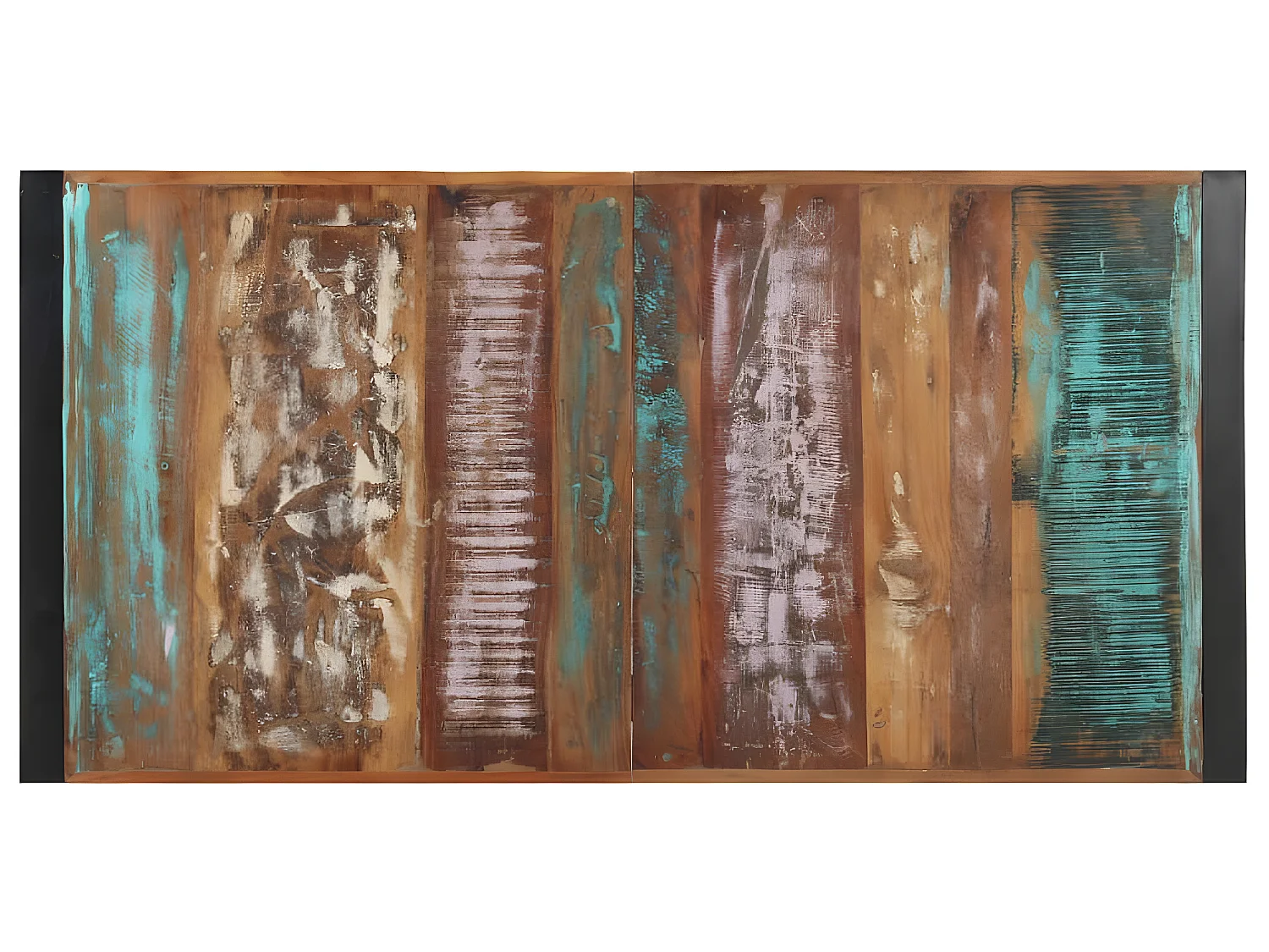 Table basse 140x70x40 cm Bois de récupération solide