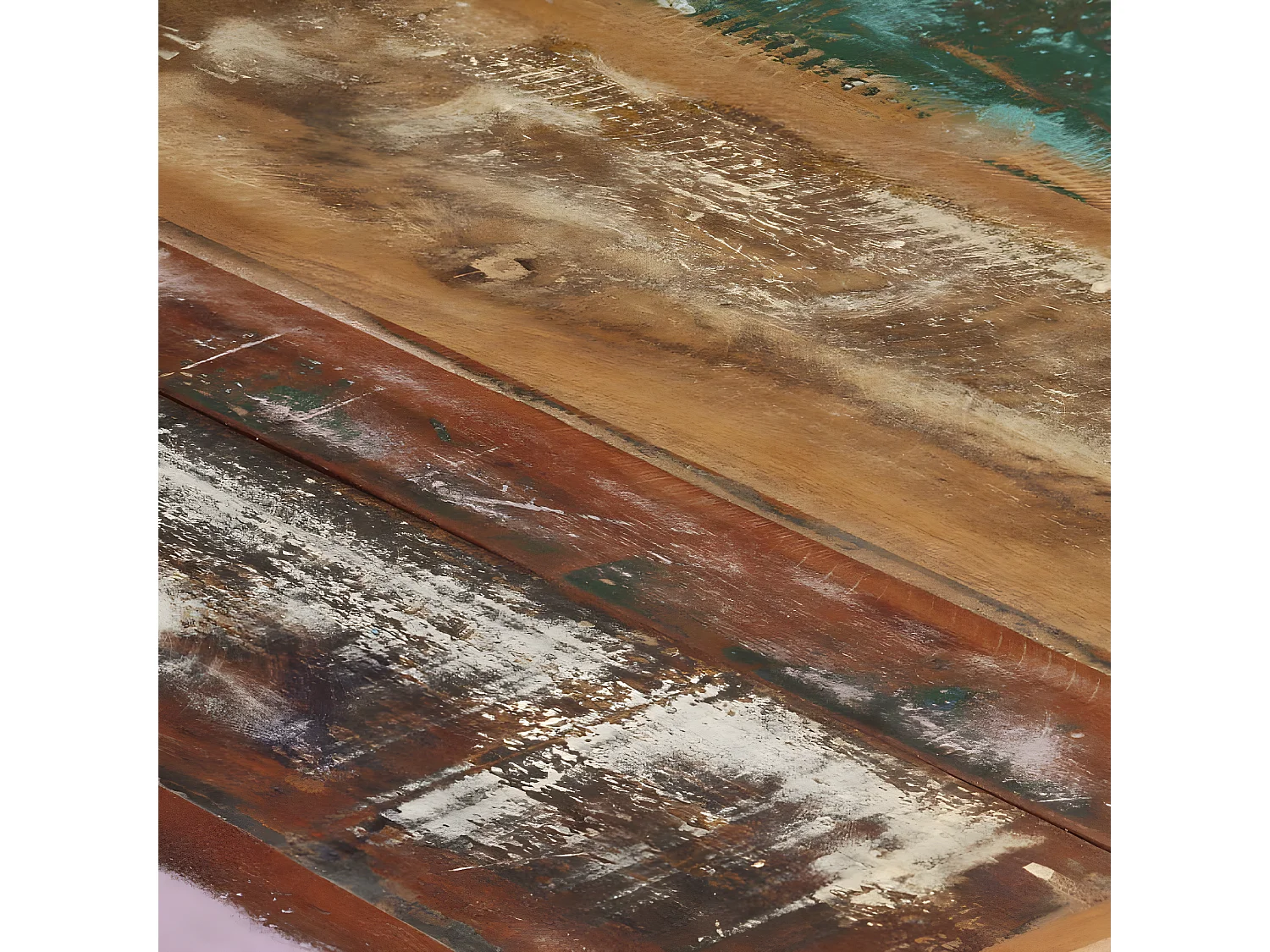 Table basse 140x70x40 cm Bois de récupération solide