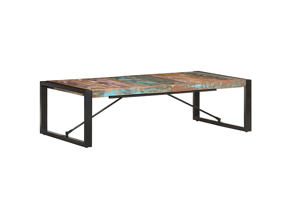 Salontafel 140x70x40 cm massief gerecycled hout
