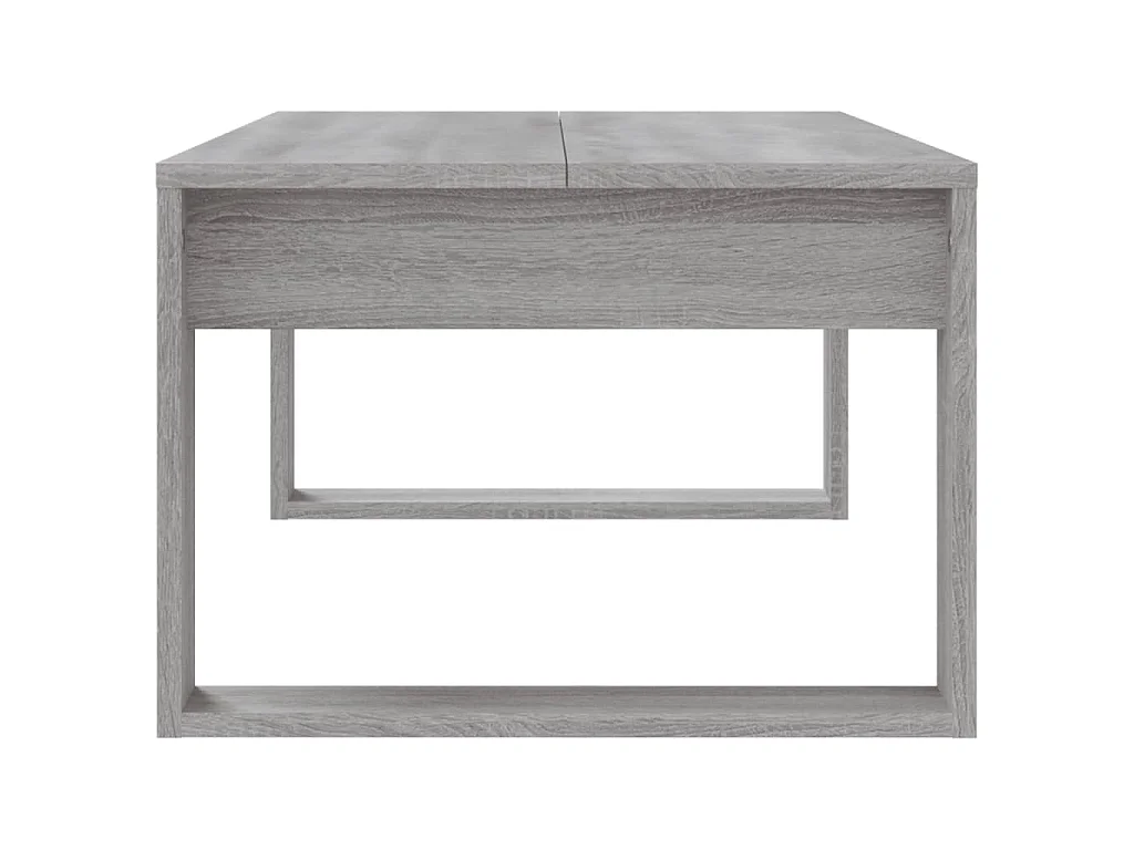 Table basse sonoma gris 102x50x35 cm bois d'ingénierie