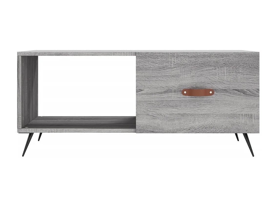 Couchtisch Grau Sonoma 90x50x40 cm Holzwerkstoff