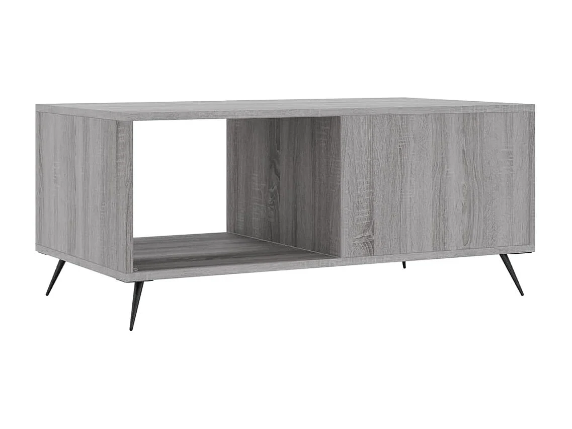 Couchtisch Grau Sonoma 90x50x40 cm Holzwerkstoff
