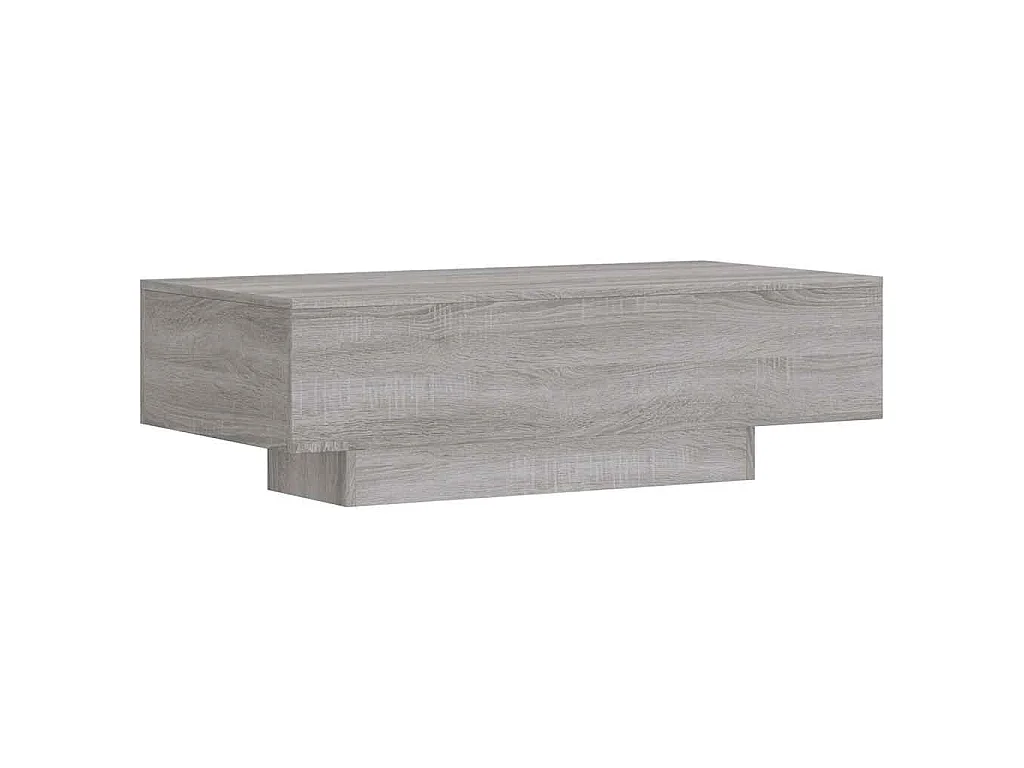 Mesa de centro 100x49,5x31 cm derivados de madeira cinza sonoma