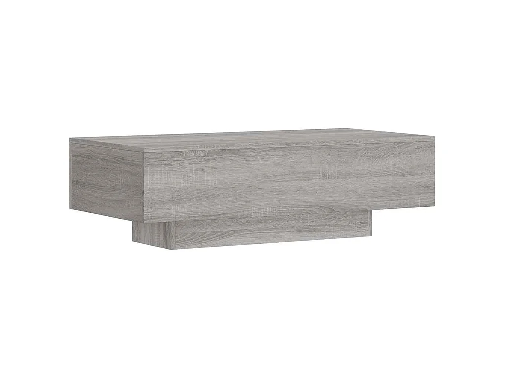 Mesa de centro 100x49,5x31 cm derivados de madeira cinza sonoma
