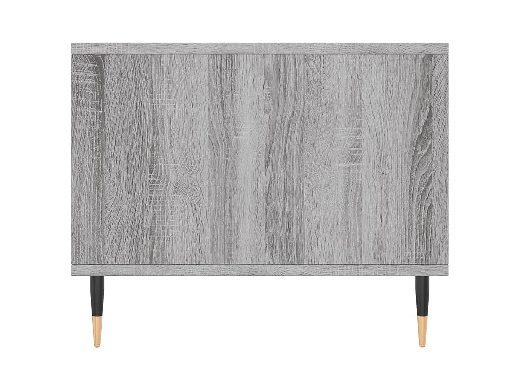 Table basse sonoma gris 90x50x40 cm bois d'ingénierie