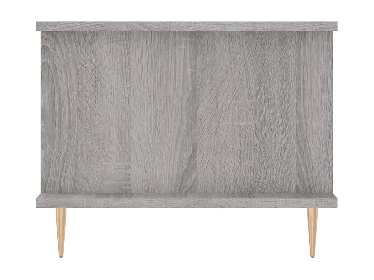 Salontafel 90x50x40 cm bewerkt hout grijs sonoma eikenkleurig
