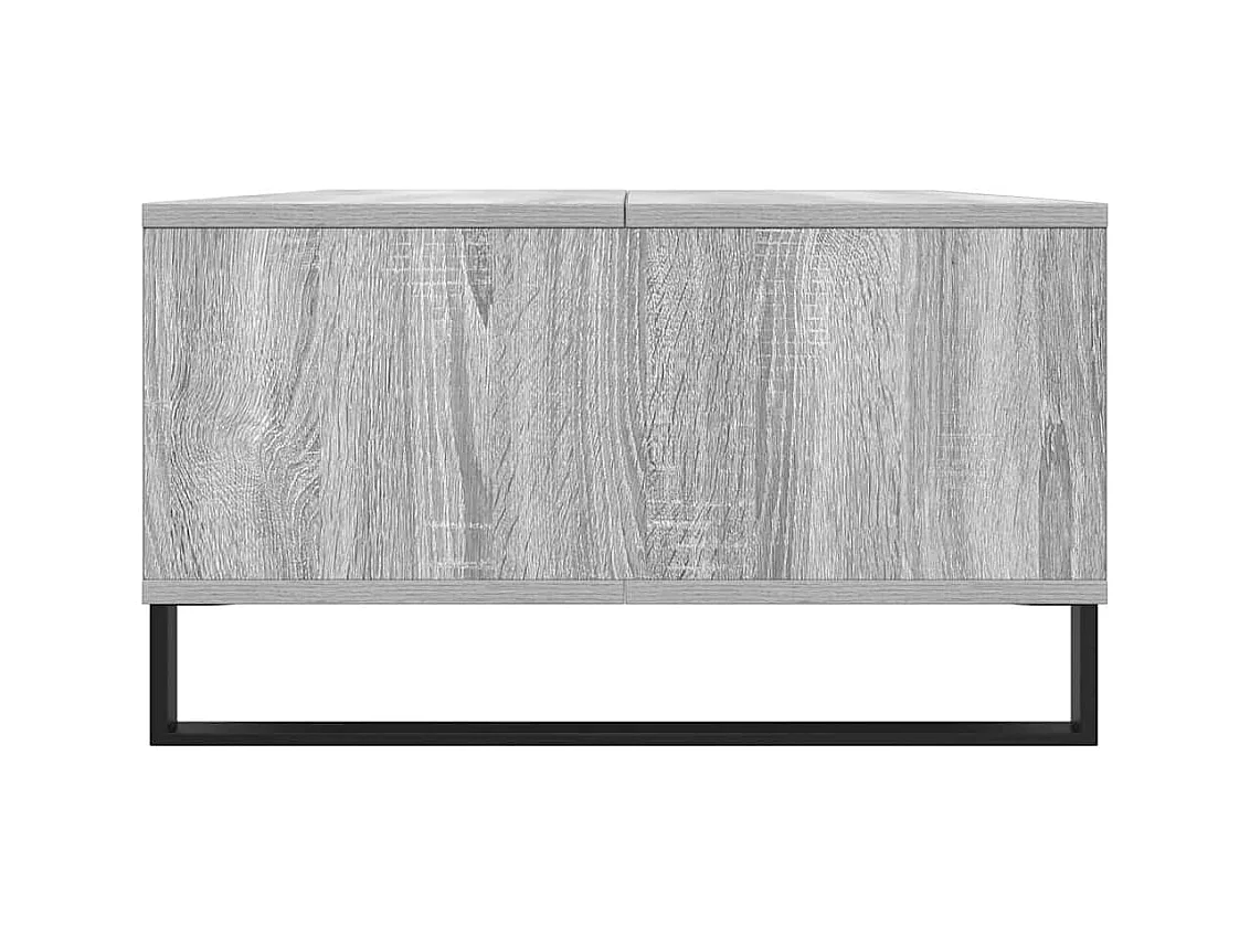 Table basse sonoma gris 104x60x35 cm bois d'ingénierie