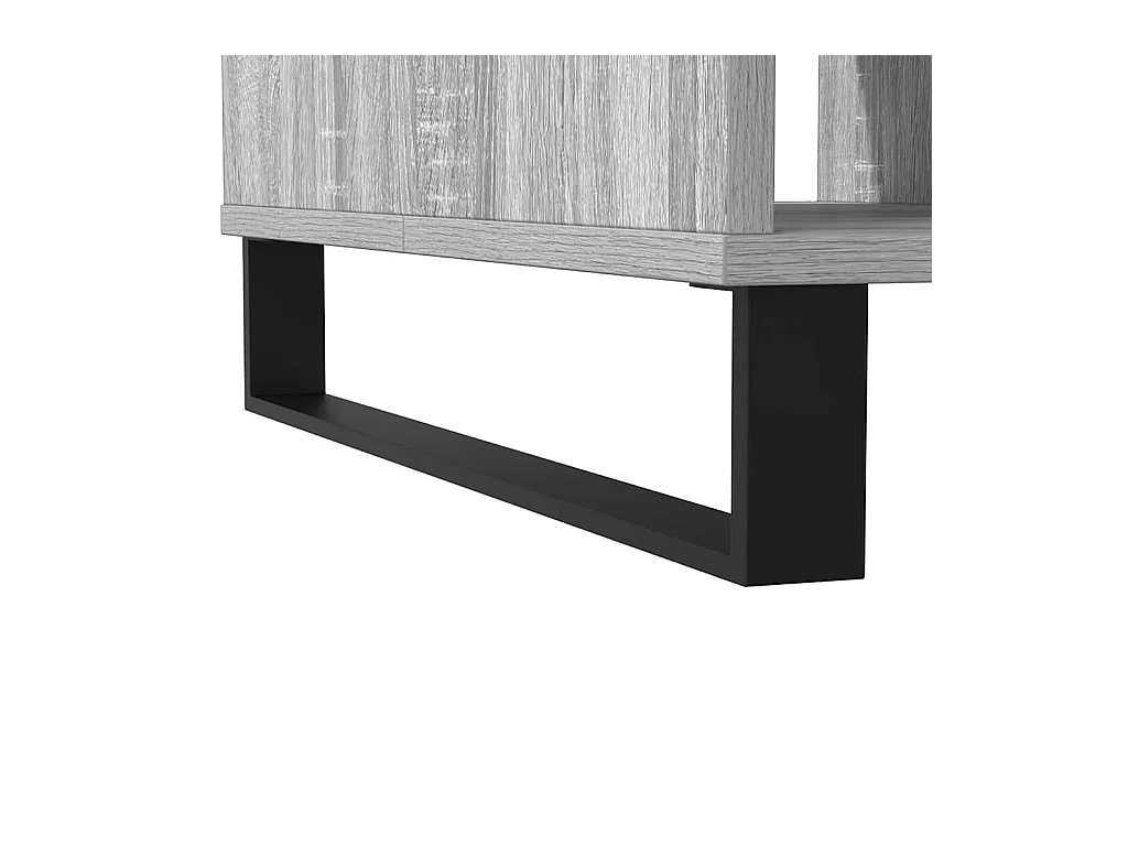 Table basse sonoma gris 104x60x35 cm bois d'ingénierie