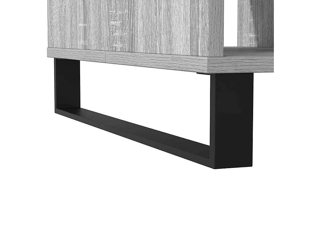 Table basse sonoma gris 104x60x35 cm bois d'ingénierie